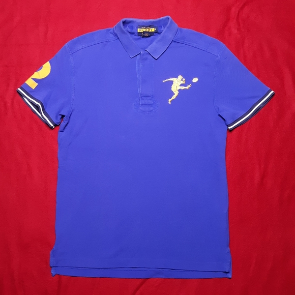 Polo Ralph Lauren Other - VTG Ralph Lauren Rugby Polo Shirt Size Medium